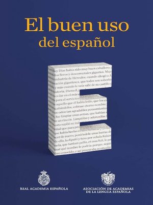 cover image of El buen uso del español